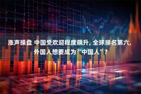 涨声操盘 中国受欢迎程度飙升, 全球排名第六, 外国人想要成为“中国人”?